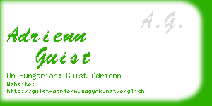 adrienn guist business card